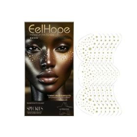 EELHOPE Glitter Freckle Cosmetic Face Stickers, 6 Pieces