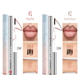 Matte Finish No Stain On Cup Hook Line Lip Stick (Option: 2.5ml-Set2)