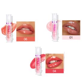 New Tube Lip Rich Lip Color Slightly Spicy Lip Honey Lip Glass Mirror Face Lip Mirror Liquid Lipstick (Option: 1 4 6color)